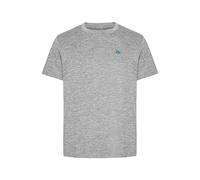 DANISH ENDURANCE T-Shirt de Sport Technique Homme, Ultra Respirant, Manches Courtes, Running & Musculation, Gris Mélange, L