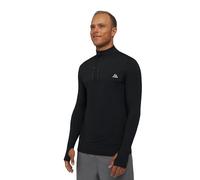 DANISH ENDURANCE T-Shirt en Laine Mérinos à Manches Longues Thermique, Chaud, sous-Vêtement Homme Premium avec ou sans Braguette, Noir, XL