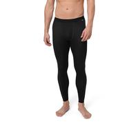 DANISH ENDURANCE T-Shirt en Laine Mérinos à Manches Longues Thermique, Chaud, sous-Vêtement Homme Premium avec ou sans Braguette, Noir, S