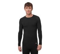 DANISH ENDURANCE T-Shirt en Laine Mérinos à Manches Longues Thermique, Chaud, sous-Vêtement Homme Premium avec ou sans Braguette, Noir, XL
