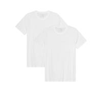 DANISH ENDURANCE T-Shirts pour Homme, T-Shirts en Coton Bio, Multipack, Col Rond, Lot de 1, 2 ou 4, Col Rond - Blanc Lot de 2, 2XL