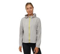 DANISH ENDURANCE Veste de Running Réfléchissante pour Femme,Capuche Ajustable, Gris, M