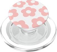 Danish Pastel Aesthetic Daisy Flower Preppy Blush Pink PopSockets PopGrip pour MagSafe