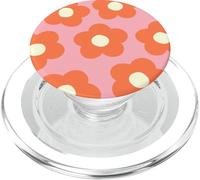 Danish Pastel Aesthetic Daisy Flower Preppy Burnt Orange PopSockets PopGrip pour MagSafe