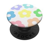 Danish Pastel Daisy Flowers Preppy Aesthetics Girly PopSockets PopGrip Adhésif