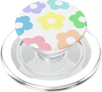 Danish Pastel Daisy Flowers Preppy Aesthetics Girly PopSockets PopGrip pour MagSafe
