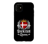 Danish Queen Denmark Flag Proud Danish Woman Coque pour iPhone 11