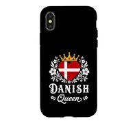 Danish Queen Denmark Flag Proud Danish Woman Coque pour iPhone X/XS