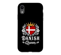Danish Queen Denmark Flag Proud Danish Woman Coque pour iPhone XR