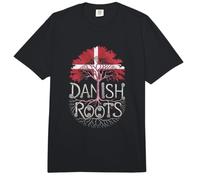 Danish Roots - Souvenir d'arbre généalogique aux Couleurs du Drapeau du Danemark Comfort Colors Adult Heavyweight T-Shirt