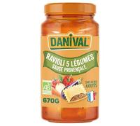 DANIVAL - Ravioli 5 légumes 670g - Vente à l'unité - meilleure offre