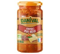 DANIVAL - Ravioli pur boeuf 1kg - Vente à l'unité - meilleure offre