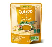 DANIVAL - Soupe bio aux 12 légumes - 50 CL