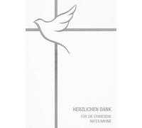 DANK Lot de 5 cartes de rêve Taube (carton naturel) 10,5 x 14,5 cm