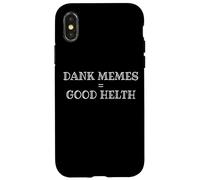 Dank Memes Equal Good Helth Funny Gamer Meme Joke Coque pour iPhone X/XS