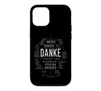 Danke Merci Gracias Grazie Multilingue Coque pour iPhone 12/12 Pro