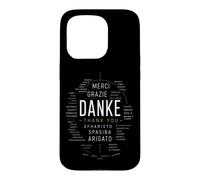 Danke Merci Gracias Grazie Multilingue Coque pour iPhone 15 Pro