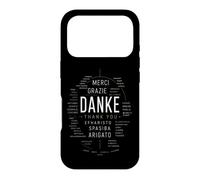 Danke Merci Gracias Grazie Multilingue Coque pour iPhone 17 Pro