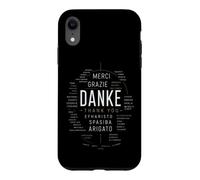 Danke Merci Gracias Grazie Multilingue Coque pour iPhone XR