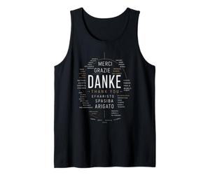 Danke Merci Gracias Grazie Multilingue Débardeur