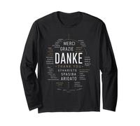 Danke Merci Gracias Grazie Multilingue Manche Longue