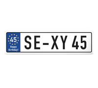 DankeDir! Plaque sexy 45 ans - Cadeau 45e anniversaire idée cadeau d'anniversaire quarante-cinquième anniversaire décoration de fête accessoires carte d'anniversaire