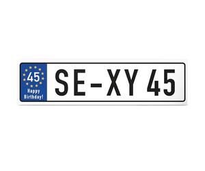 DankeDir! Plaque sexy 45 ans - Cadeau 45e anniversaire idée cadeau d'anniversaire quarante-cinquième anniversaire décoration de fête accessoires carte d'anniversaire