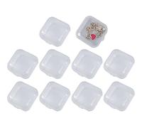 Danlai 10 Pièces Mini Boîte De Rangement en Plastique Portable Bijoux Conteneur Boucle d'oreille Mallette De Rangement Médecine Stockage Organisateur Maison Stockage Outil