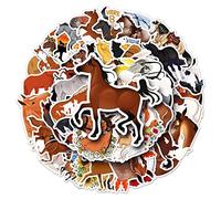 Danlai 50 Pcs Horse Stickers Vinyl Scrapbooking Autocollants Decal pour Ordinateur Portable Bouteilles À À Bagages Guitare De Skateboard De Téléphone Portable pour Ordinateur Portable