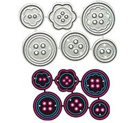 Danlai Button Shape Metal Die Cuts Cutting pour Fabrication De Cartes Scrapbooking Scrapbooking DIY Album Cartes Papier Art Decoration