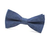 Danlai Classique Pré-attaché Noeud Papillon Enfants Hommes Formel Forme Solide Couleur Denim No