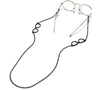 Danlai Lunettes Chaîne Métal Lunettes De Cordons Lunettes Longe Sangles De Maintien Lunettes Forme Pendentif Porte-Lunettes