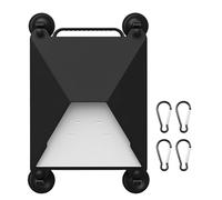 DANLIKT Starlink Mini support à ventouse 2 en 1 en silicone de protection avec 4 ventouses puissantes pour Starlink Mini Travel pour voiture, bateau, camping-car