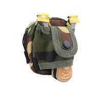 DanLink Sac banane à fermeture éclair pour camping, pochette portable pour lance-pierres, sac de rangement pour balles en acier, sac de rangement pour gadget, boucle de camouflage jungle