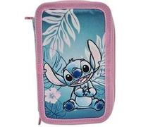 DanneelsNV - Trousse - with 3 compartments - Hawaii bleu - Lilo & Stitch G