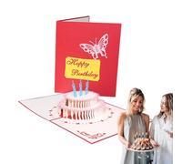 D'anniversaire - De Souhaits Mignonnes | Carte De Vœux Pop-up 3D, Carte De Anniversaire Et Adorable, Postales Pour, Épouses, Maris, Amis Et Parents Comme Cad