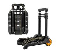 DANNMPX Diable Manutention Chariot À Bagages en Aluminium avec Poignée Télescopique Chariot Plateforme