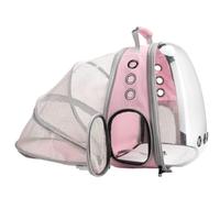 DANNMPX Sac Animaux Sac À Dos Portable avec Harnais Et Laisse, Idéal pour Les Cochons d'Inde, Lapins Tous Petits Animaux De Compagnie Animal(B)