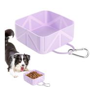 Danno Danno Portable - Bol d'eau pliable pour chien et chat | 500 ml Travel Natz Foot Food pour la marche, la randonnée, le camping, la plage, la voiture, les bottes, l'hvermohr et les activités de