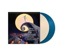 Danny Elfman - Tim Burton's The Nightmare Before Christmas (Original Motion Picture Soundtrack) - Exclusive Limited Edition Bone/Aqua Colored 2x LP Vinyl [Condition-VG+NM]