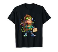Danny Hoopenbiller le jeune inventeur dans le style de science-fiction T-Shirt