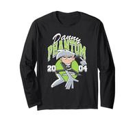 Danny Phantom 2004 Athletic Logo Retro Cartoon Manche Longue