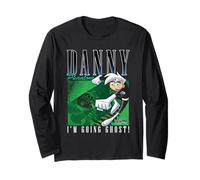 Danny Phantom Going Ghost 90's Throwback Design Cartoon Manche Longue