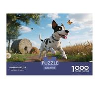 Danois-Suédois Farmdog1000 Pièces PuzzleChien Contes Magiques, Adultes/Enfants, Le Cabanon De L'Artiste, Décoration, Cadeau 70x50cm/1000pcs