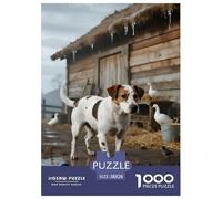 Danois-Suédois Farmdog1000 Pièces PuzzleChien Encastrement Parfait, Adultes/Enfants, Puzzle Adulte, Activités Familiales 38x26cm/1000pcs