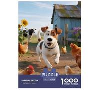 Danois-Suédois FarmdogPuzzle 1000 Pièces Chien Contes Magiques, Adultes/Enfants, Art Mural Moderne, Cadeau Unique 38x26cm/1000pcs