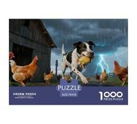 Danois-Suédois FarmdogPuzzle 1000 Pièces Chien Contes Magiques, Adultes/Enfants, Décoration Intérieure, Cadeau 70x50cm/1000pcs