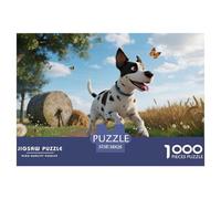 Danois-Suédois FarmdogPuzzle 1000 Pièces Chien Contes Magiques, Adultes/Enfants, Jeu Éducatif, Jouet 1000 Pièces, Peinture Art 38x26cm/1000pcs