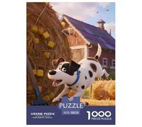 Danois-Suédois FarmdogPuzzle 1000 Pièces Chien Contes Magiques, Adultes/Enfants, Puzzle Qualité Supérieure, Fantaisie, Jeu Éducatif 38x26cm/1000pcs