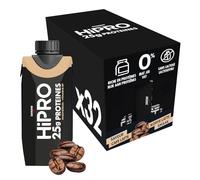 Danone HiPRO Boisson Protéinée - Café - 32 x 330ml - Riche en Protéines, Sans Sucres Ajoutés, Sans Lactose